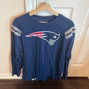 NFL Kids Long Sleeve Shirt in Blue with Team Logo